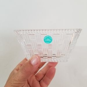 4" Square Basket Pattern Dish from Tiffany's